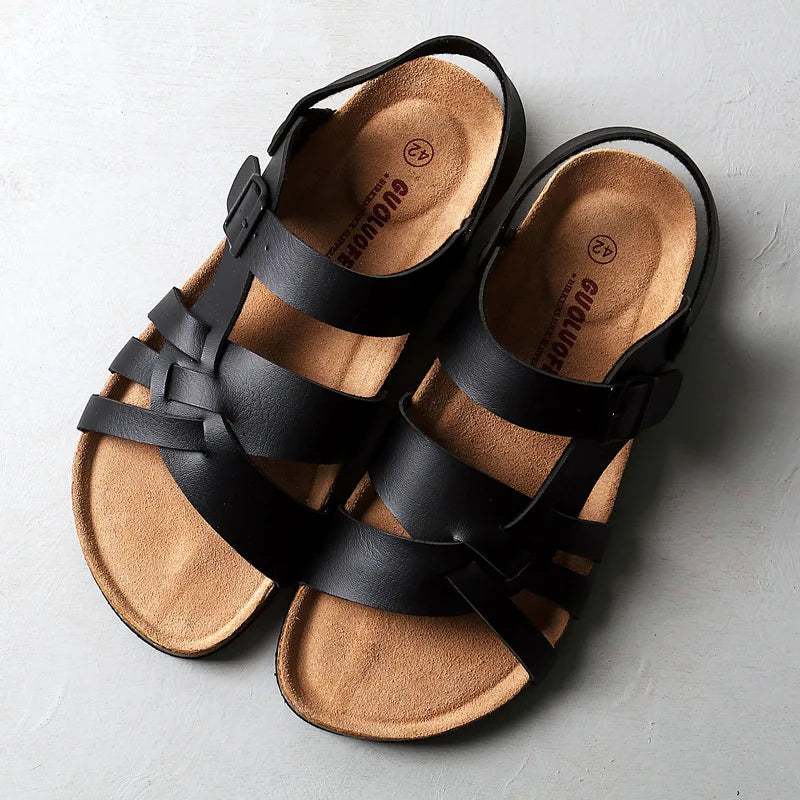 Lisa - Ortopædiske sandaler med læder med høj kvalitet