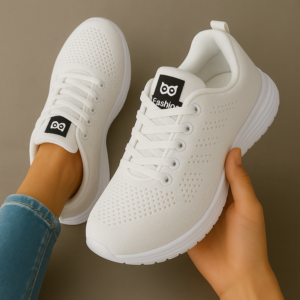 OrthoStep Åndbare Sneakers – Premium Ortopædisk Komfort og Støtte 2026